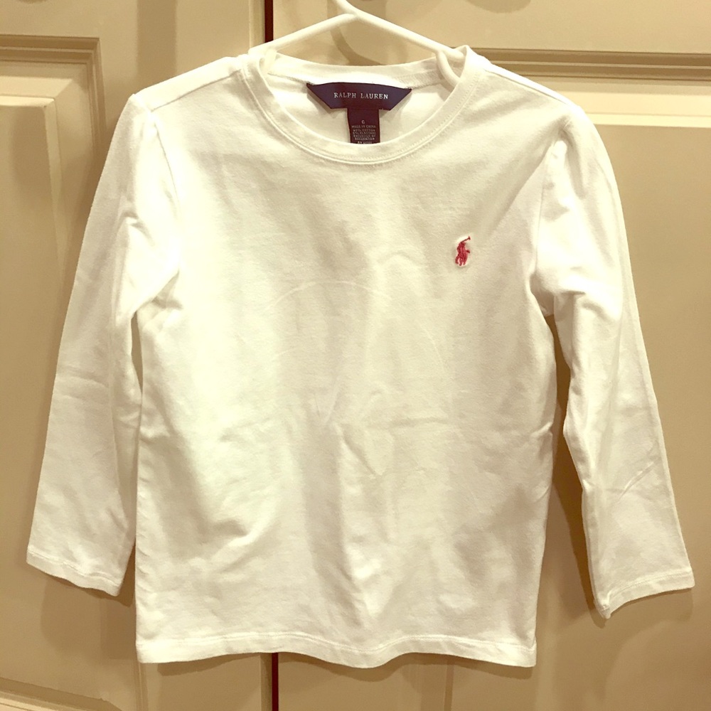 Brand New, Ralf Lauren, White, long sleeve shirt